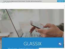 Tablet Screenshot of glassix.com